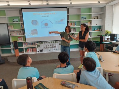 講師說明改良式獵具操作、原理及改良式獵具與獸夾等傳統獵具之差異性